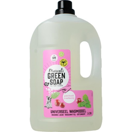 Marcel`s GR Soap Wasmiddel universeel patchouli & cranberry 3ltr